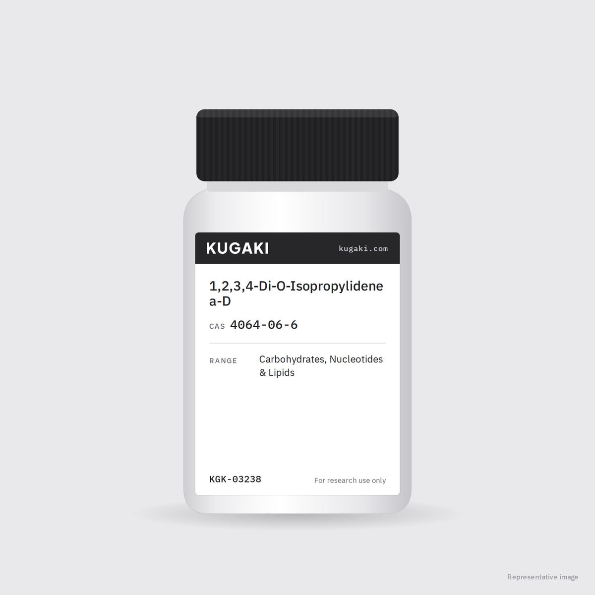 1,2,3,4-Di-O-Isopropylidene a-D (CAS 4064-06-6) – KUGAKI representative pack image