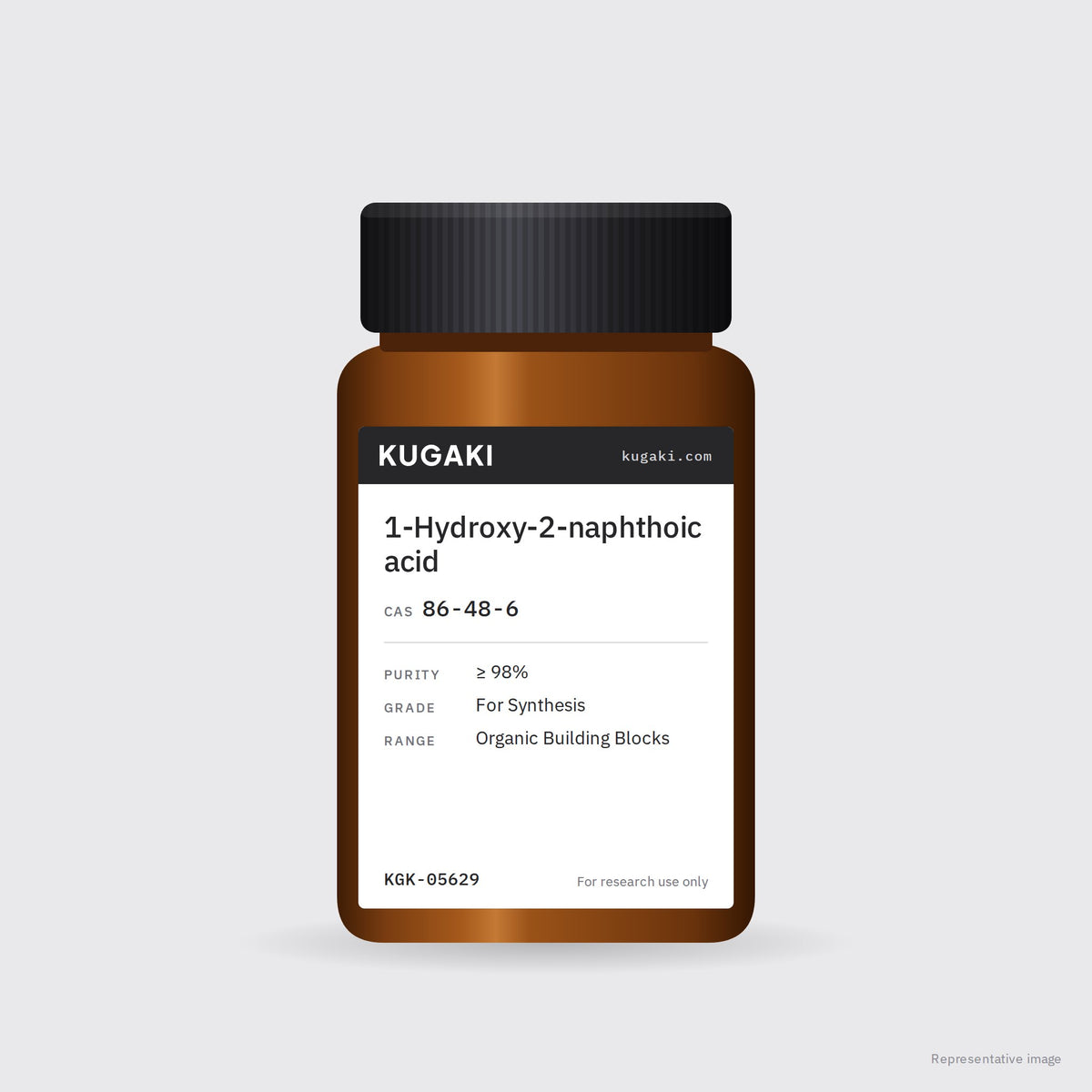 1-Hydroxy-2-naphthoic acid (CAS 86-48-6) – KUGAKI representative pack image