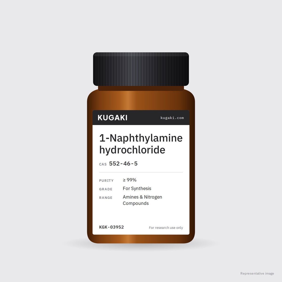 1-Naphthylamine hydrochloride (CAS 552-46-5) – KUGAKI representative pack image