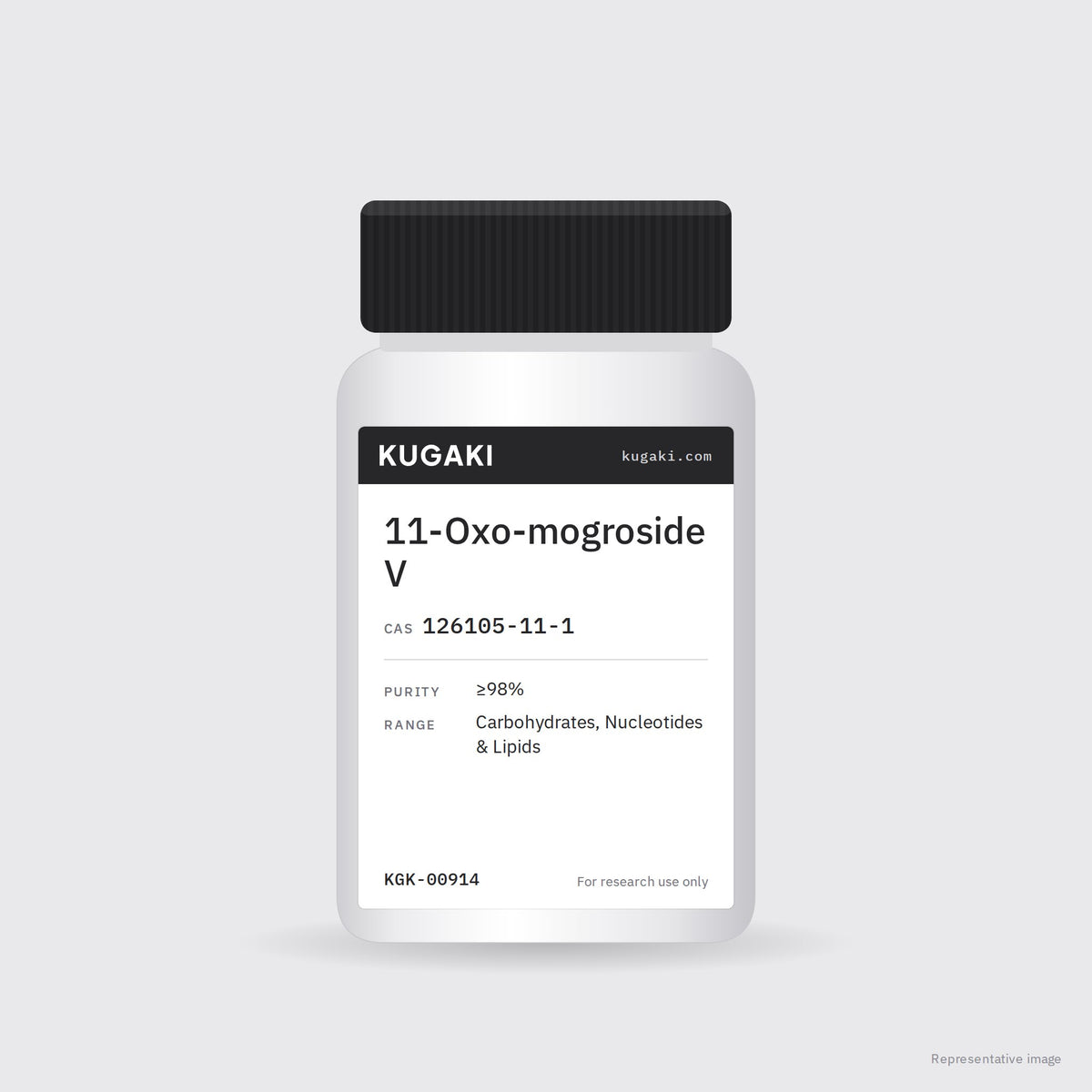 11-Oxo-mogroside V (CAS 126105-11-1) – KUGAKI representative pack image