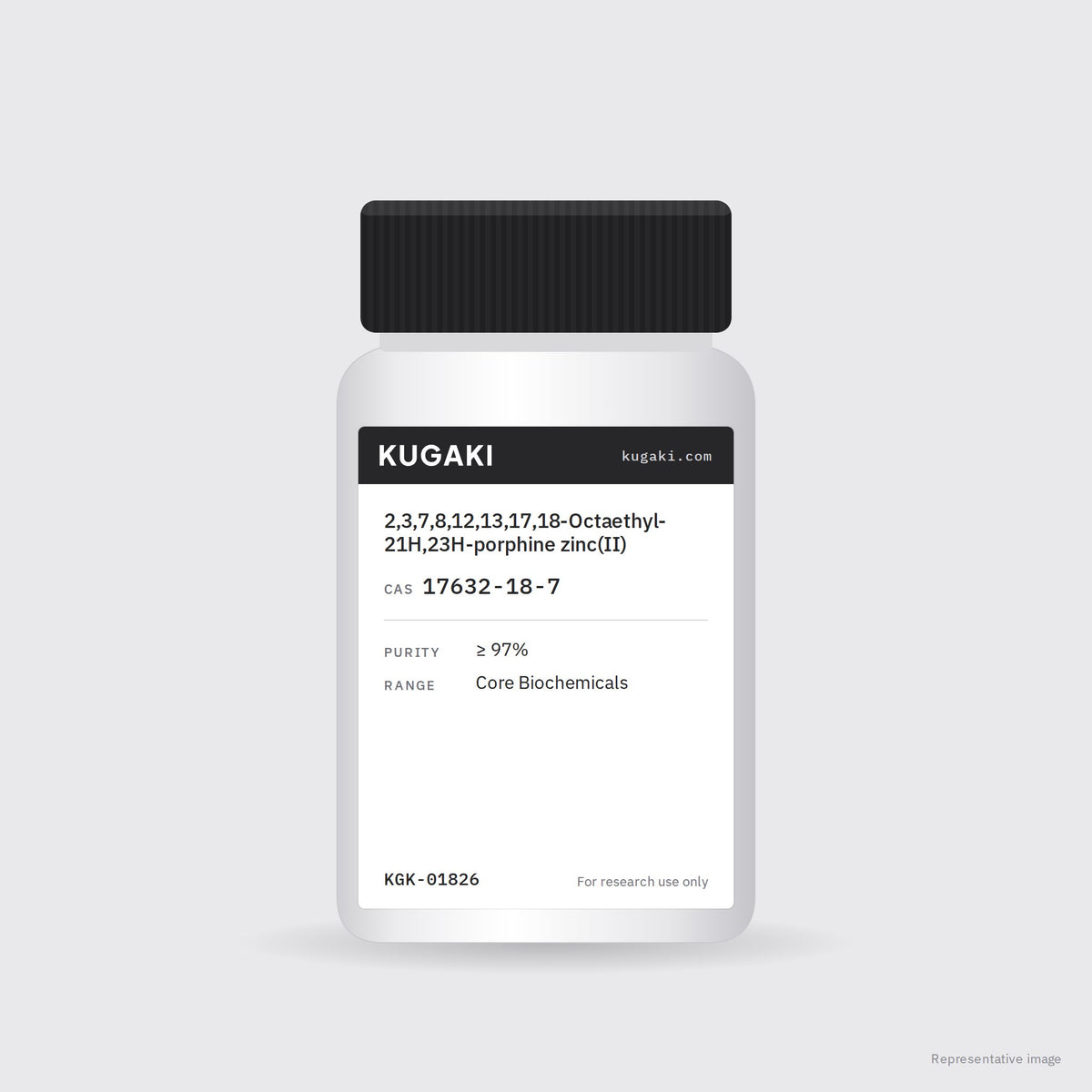 2,3,7,8,12,13,17,18-Octaethyl-21H,23H-porphine zinc(II) (CAS 17632-18-7) – KUGAKI representative pack image