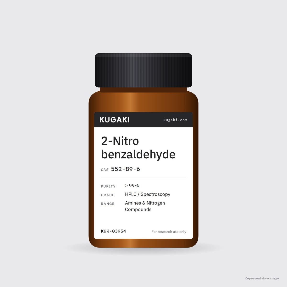 2-Nitro benzaldehyde (CAS 552-89-6) – KUGAKI representative pack image