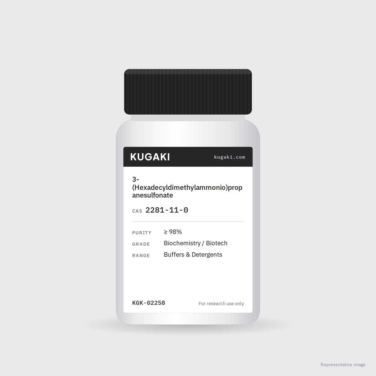 3-(Hexadecyldimethylammonio)propanesulfonate (CAS 2281-11-0) – KUGAKI representative pack image