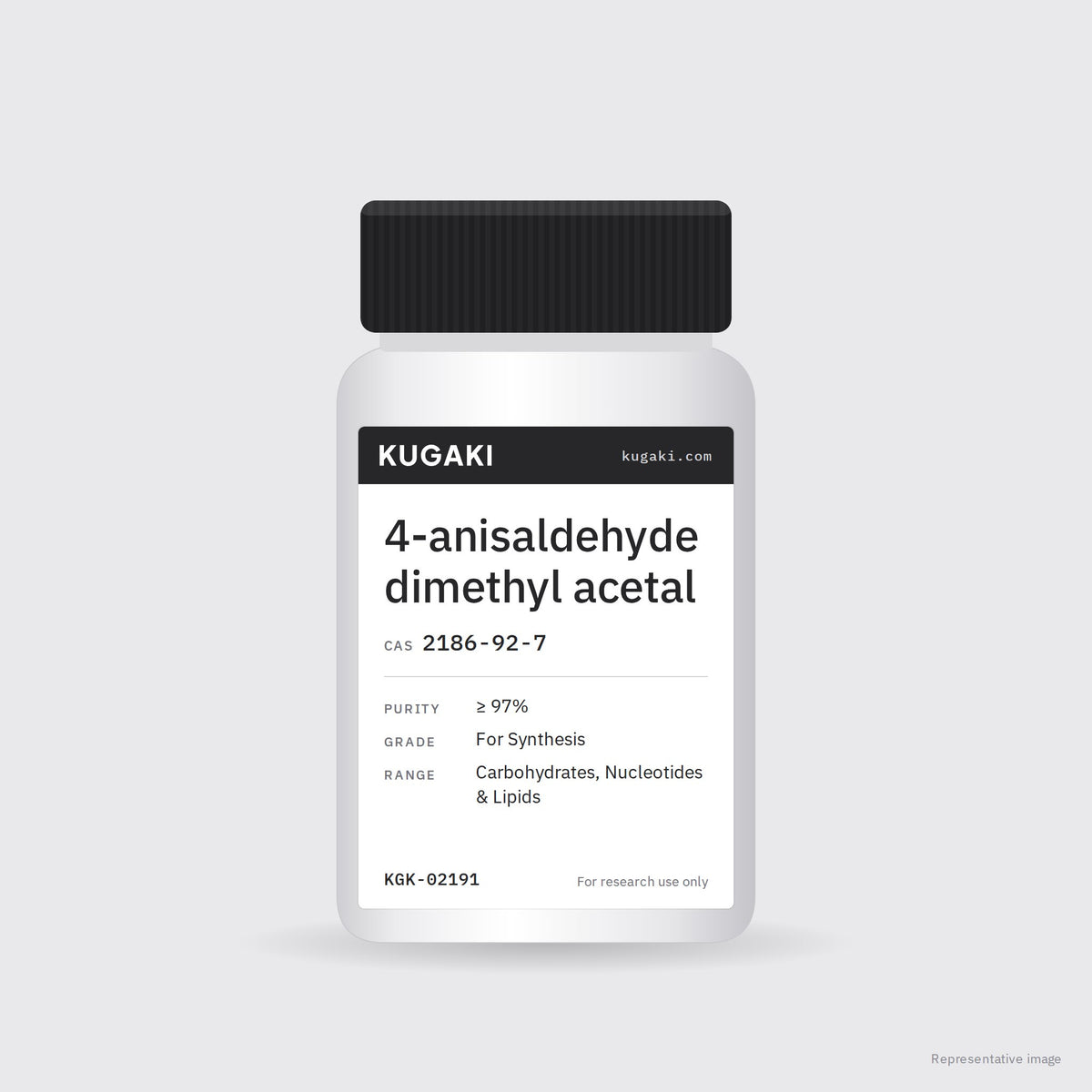 4-anisaldehyde dimethyl acetal (CAS 2186-92-7) – KUGAKI representative pack image