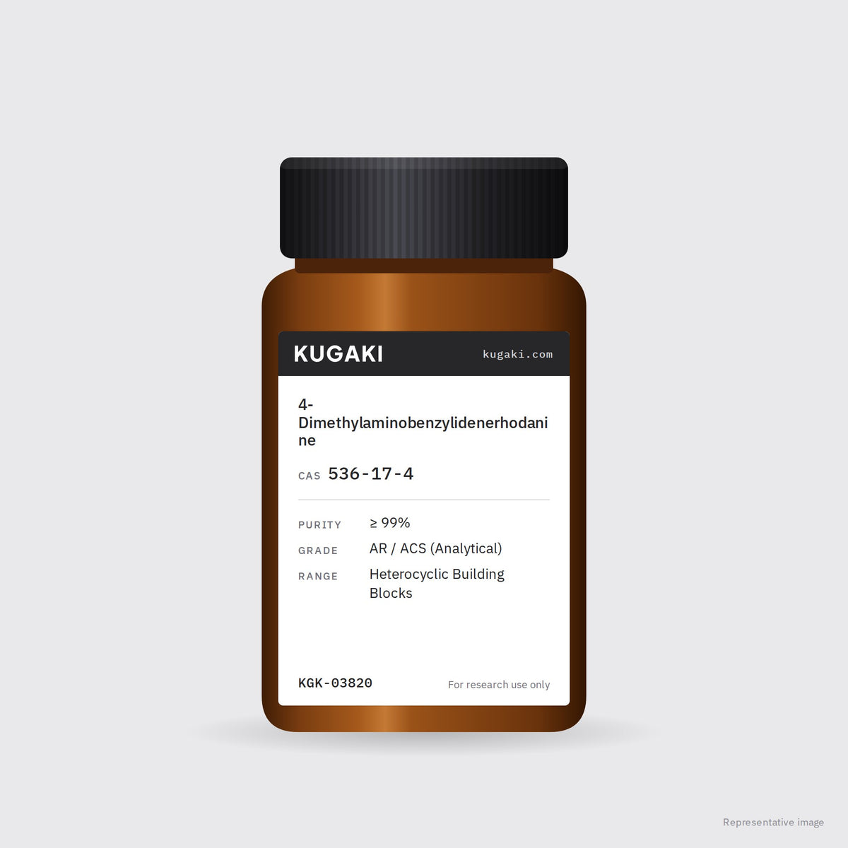 4-Dimethylaminobenzylidenerhodanine (CAS 536-17-4) – KUGAKI representative pack image
