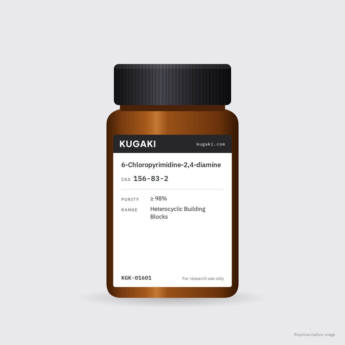 6-Chloropyrimidine-2,4-diamine (CAS 156-83-2) – KUGAKI representative pack image