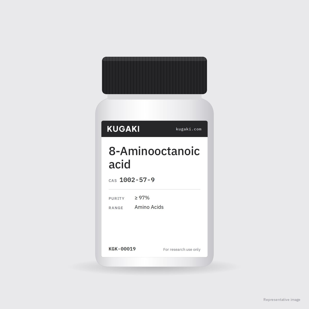 8-Aminooctanoic acid (CAS 1002-57-9) – KUGAKI representative pack image