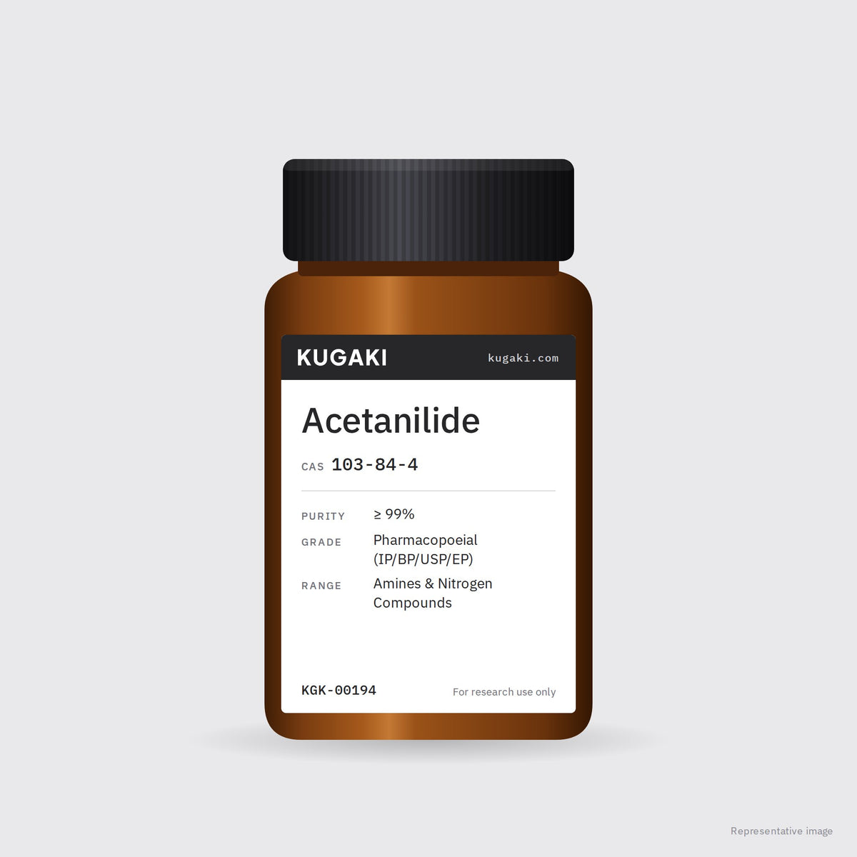 Acetanilide (CAS 103-84-4) – KUGAKI representative pack image