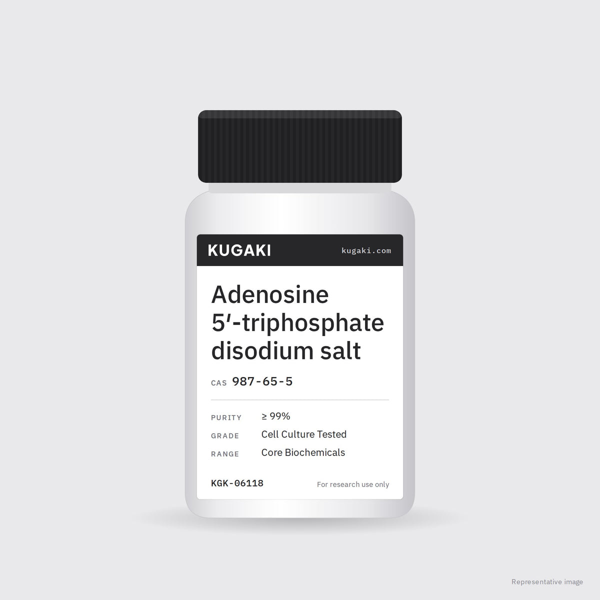 Adenosine 5′-triphosphate disodium salt (CAS 987-65-5) – KUGAKI representative pack image