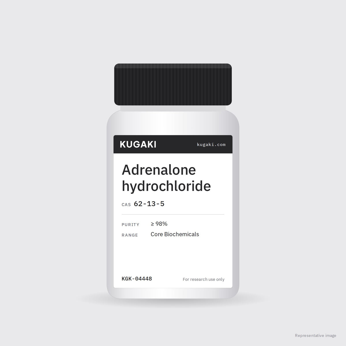 Adrenalone hydrochloride (CAS 62-13-5) – KUGAKI representative pack image