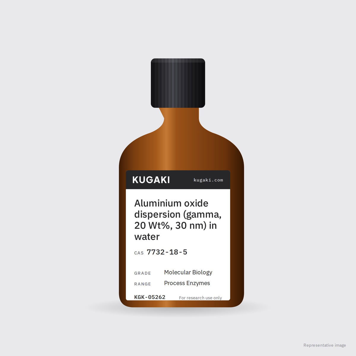 Aluminium oxide dispersion (gamma, 20 Wt%, 30 nm) in water (CAS 7732-18-5) – KUGAKI representative pack image