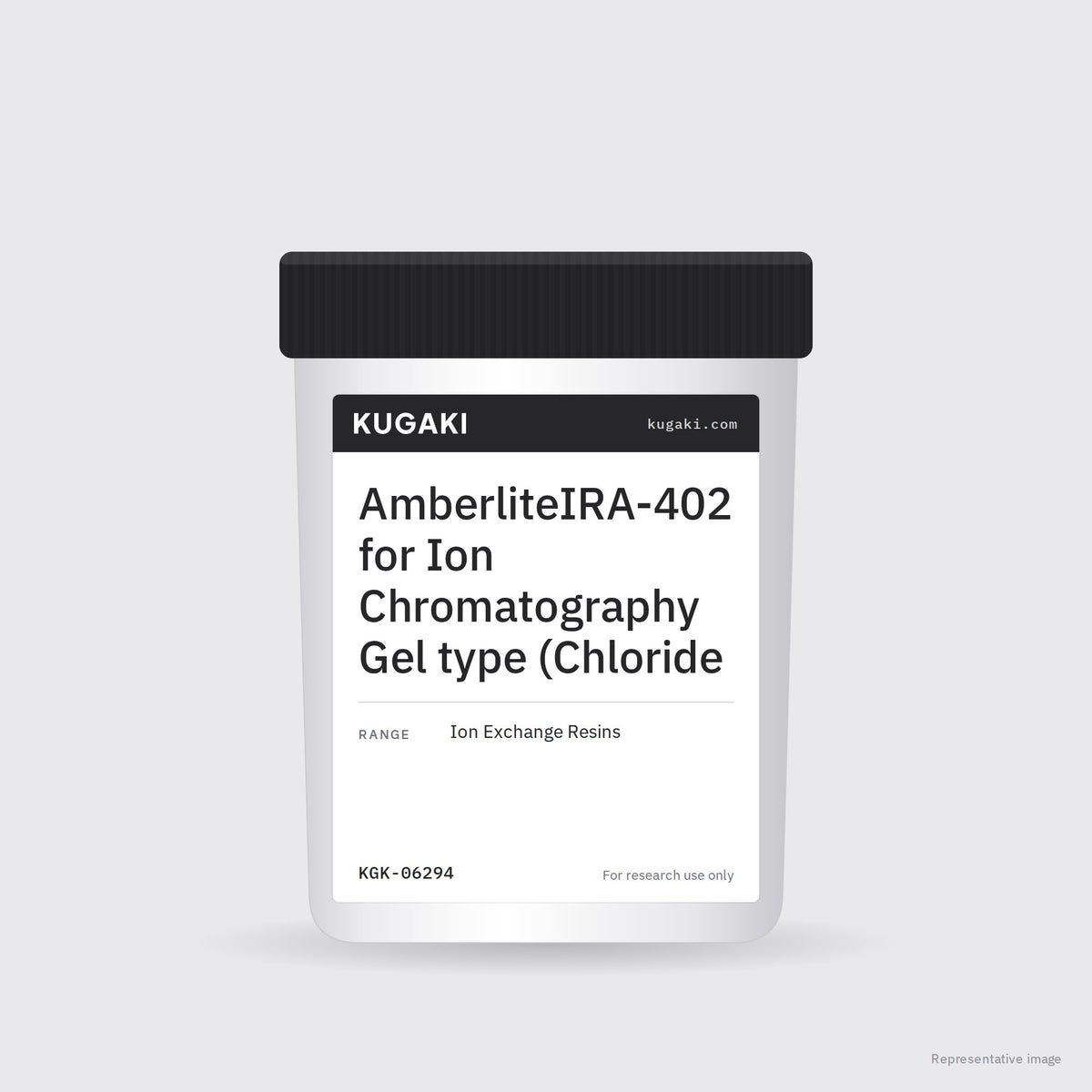 AmberliteIRA-402 for Ion Chromatography Gel type (Chloride – KUGAKI representative pack image