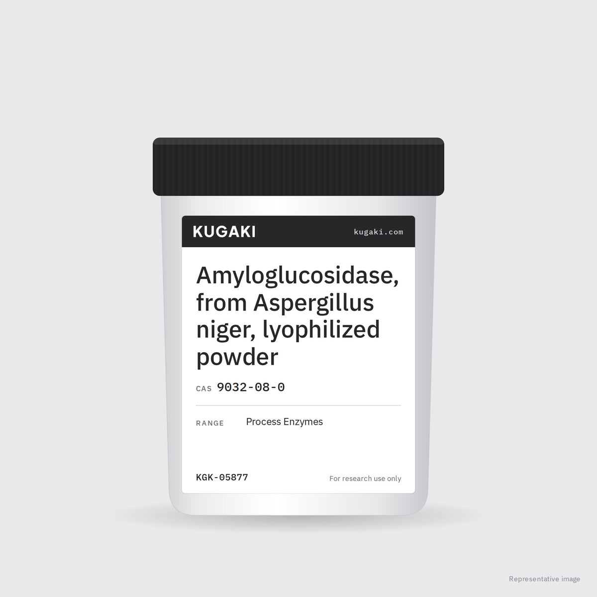 Amyloglucosidase, from Aspergillus niger, lyophilized powder (CAS 9032-08-0) – KUGAKI representative pack image