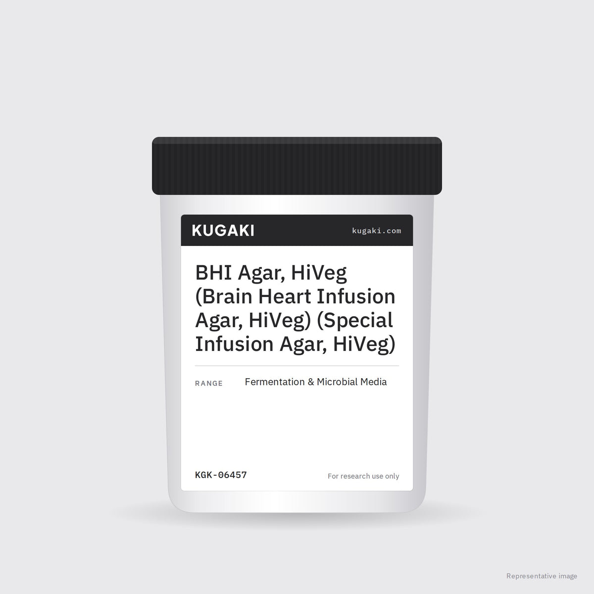 BHI Agar, HiVeg (Brain Heart Infusion Agar, HiVeg) (Special Infusion Agar, HiVeg) – KUGAKI representative pack image
