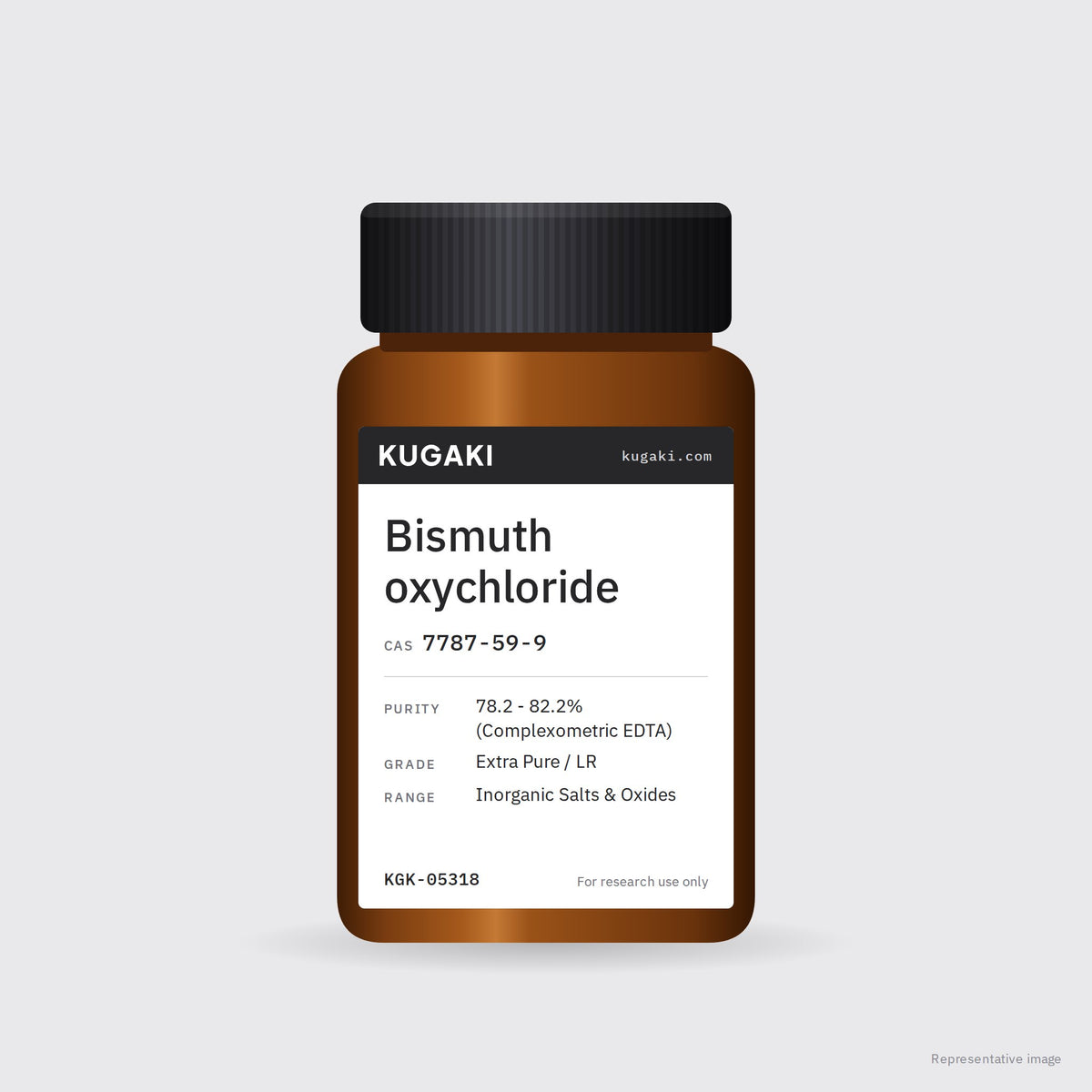 Bismuth oxychloride (CAS 7787-59-9) – KUGAKI representative pack image