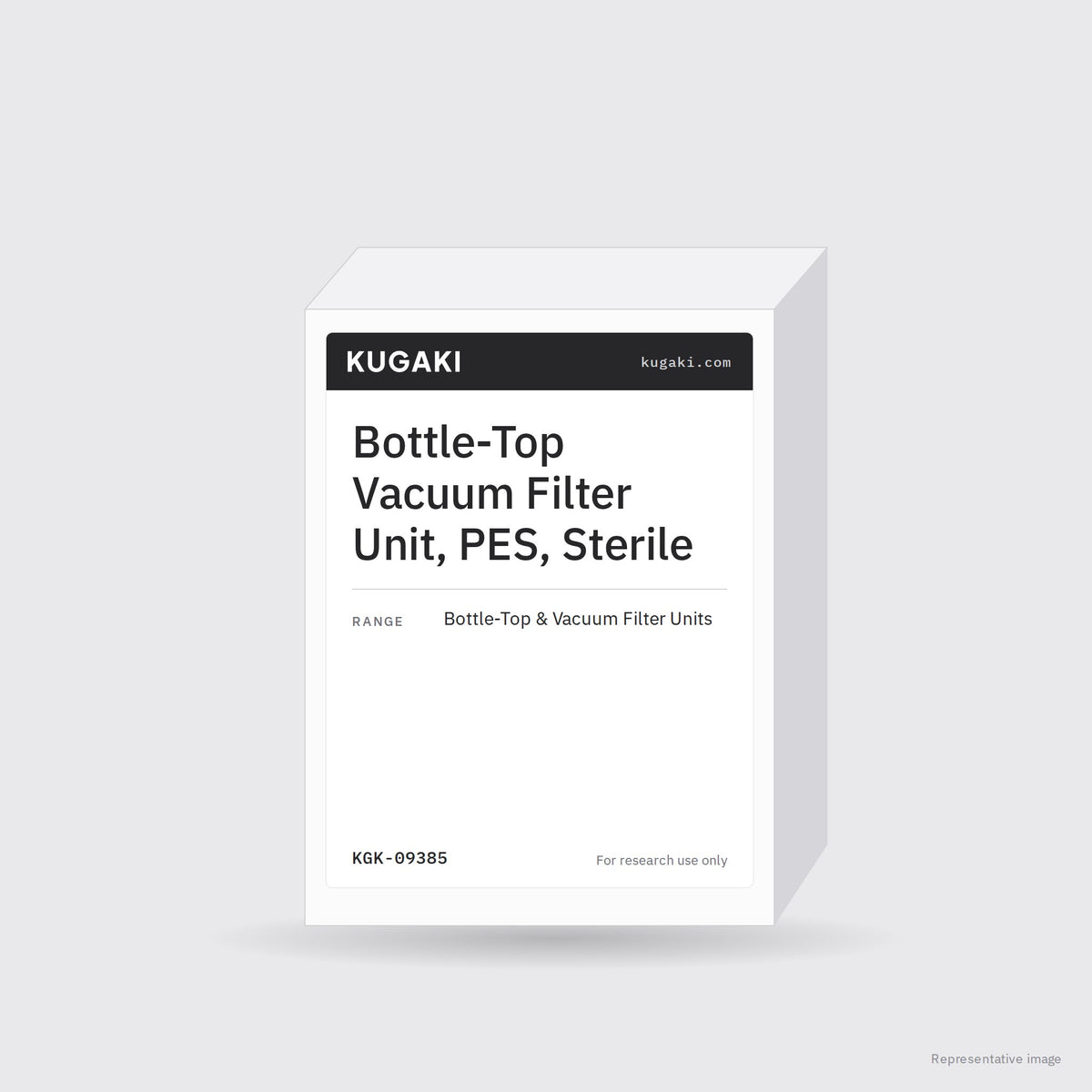 Bottle-Top Vacuum Filter Unit, PES, Sterile – KUGAKI representative pack image