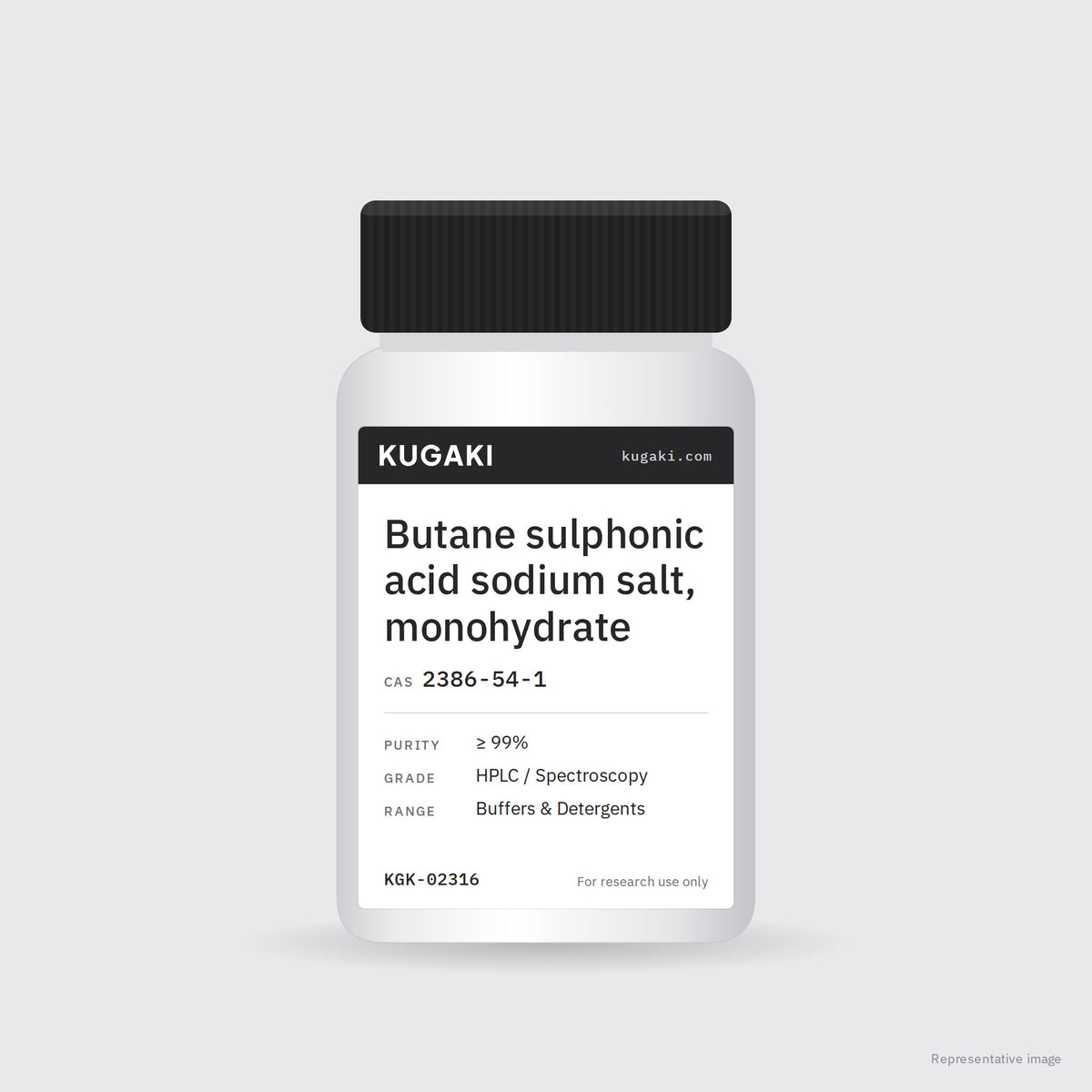 Butane sulphonic acid sodium salt, monohydrate (CAS 2386-54-1) – KUGAKI representative pack image