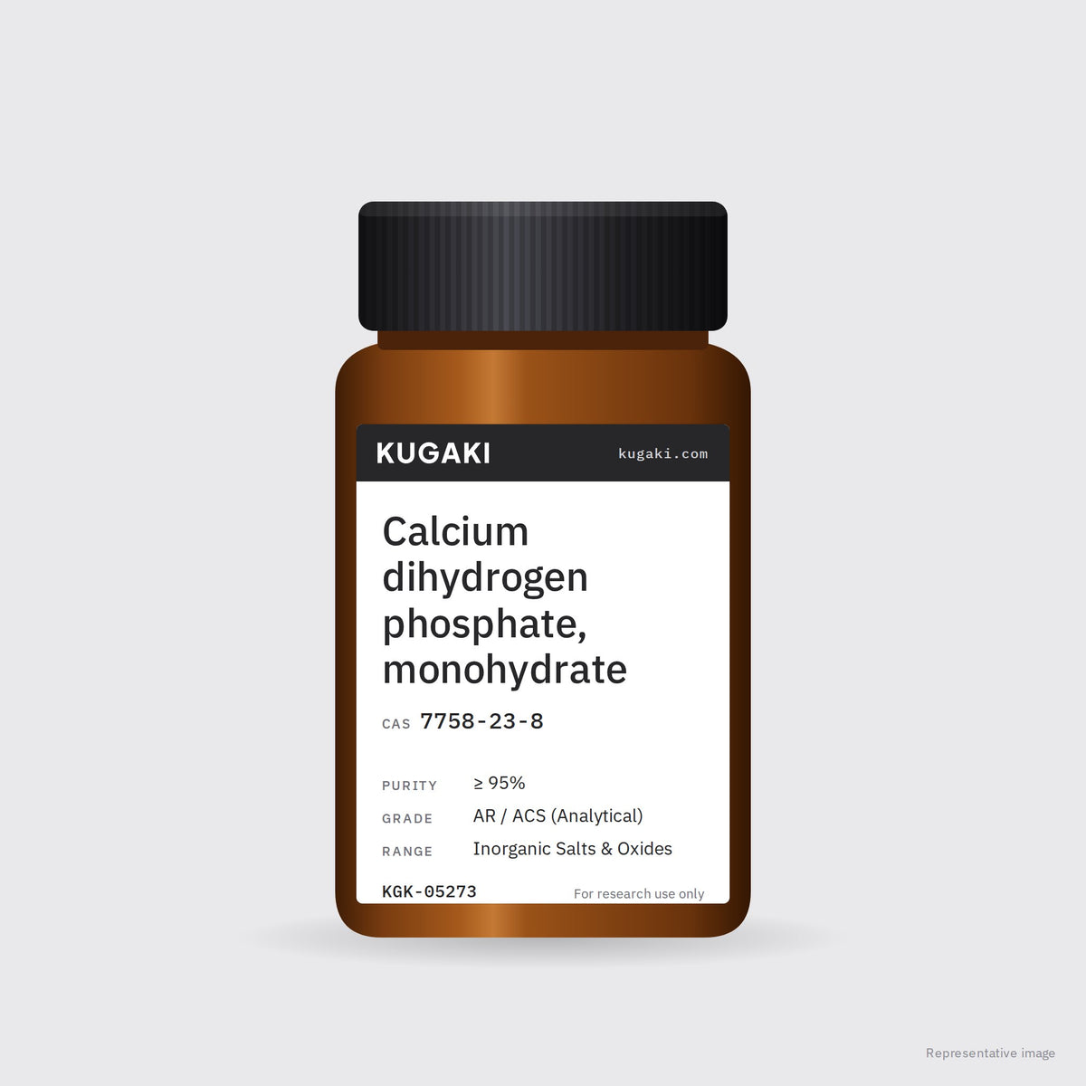 Calcium dihydrogen phosphate, monohydrate (CAS 7758-23-8) – KUGAKI representative pack image