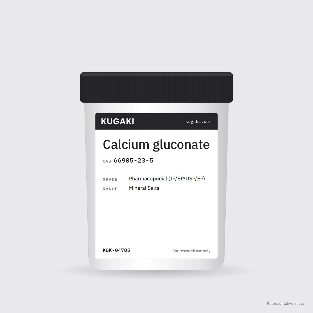 Calcium gluconate (CAS 66905-23-5) – KUGAKI representative pack image