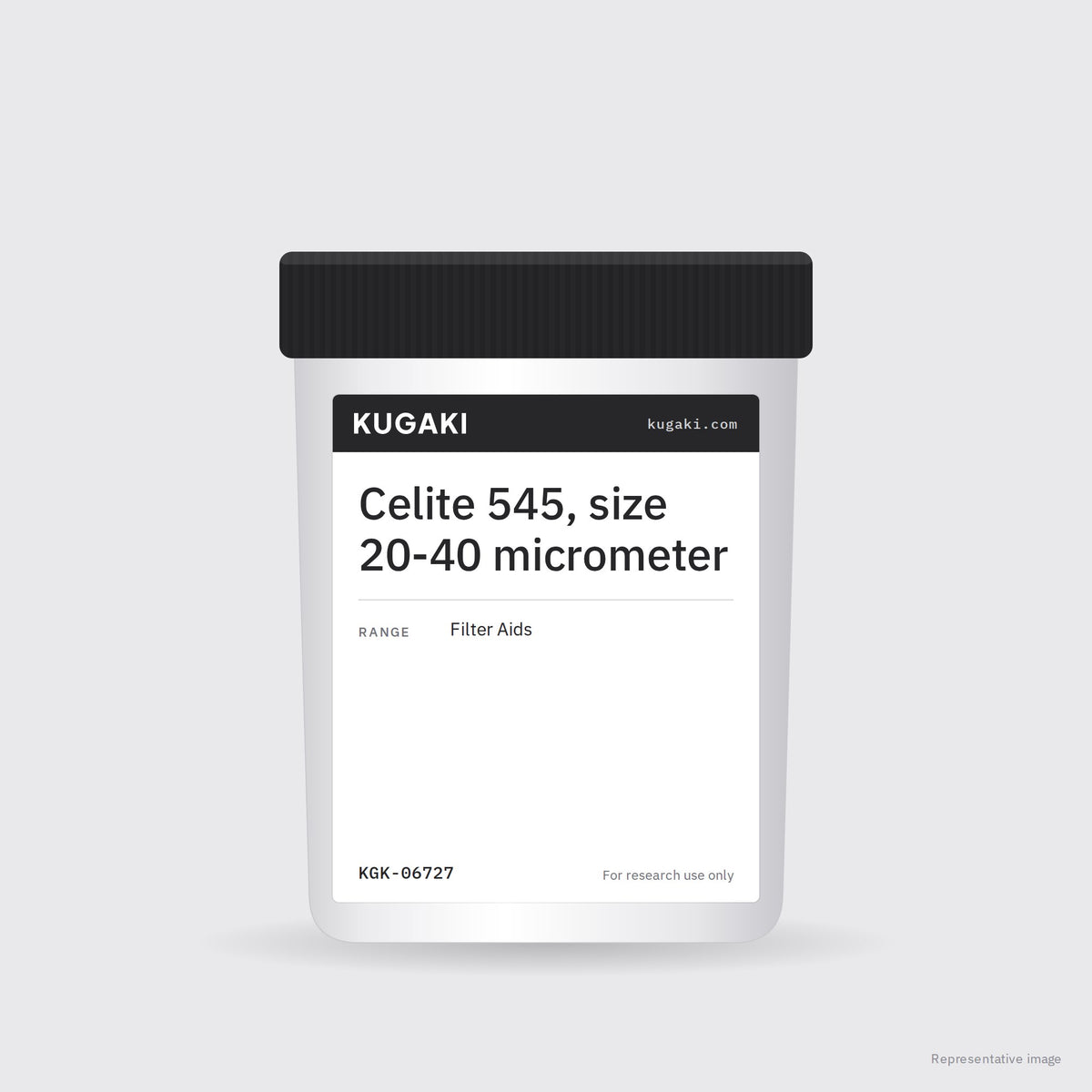 Celite 545, size 20-40 micrometer – KUGAKI representative pack image