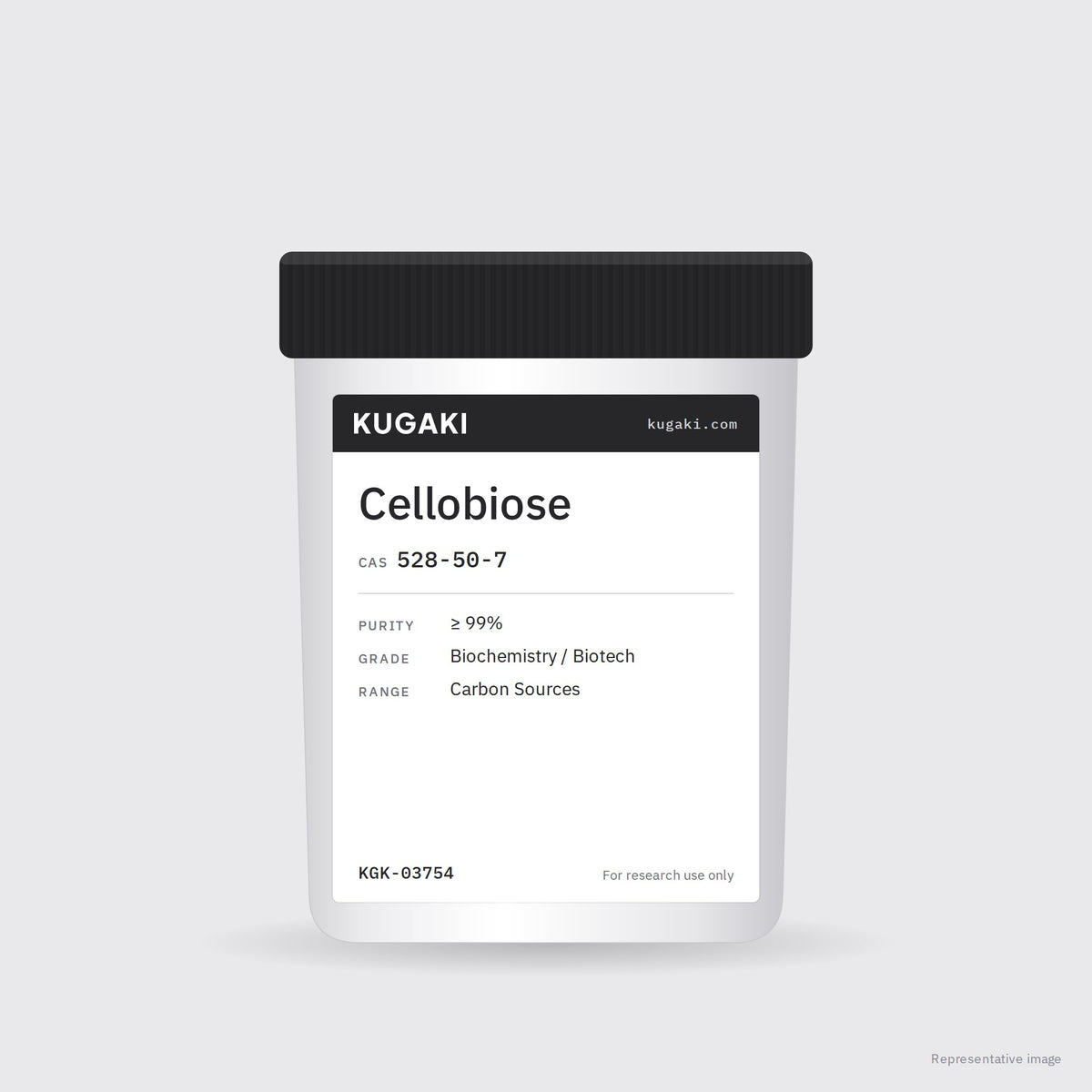 Cellobiose (CAS 528-50-7) – KUGAKI representative pack image