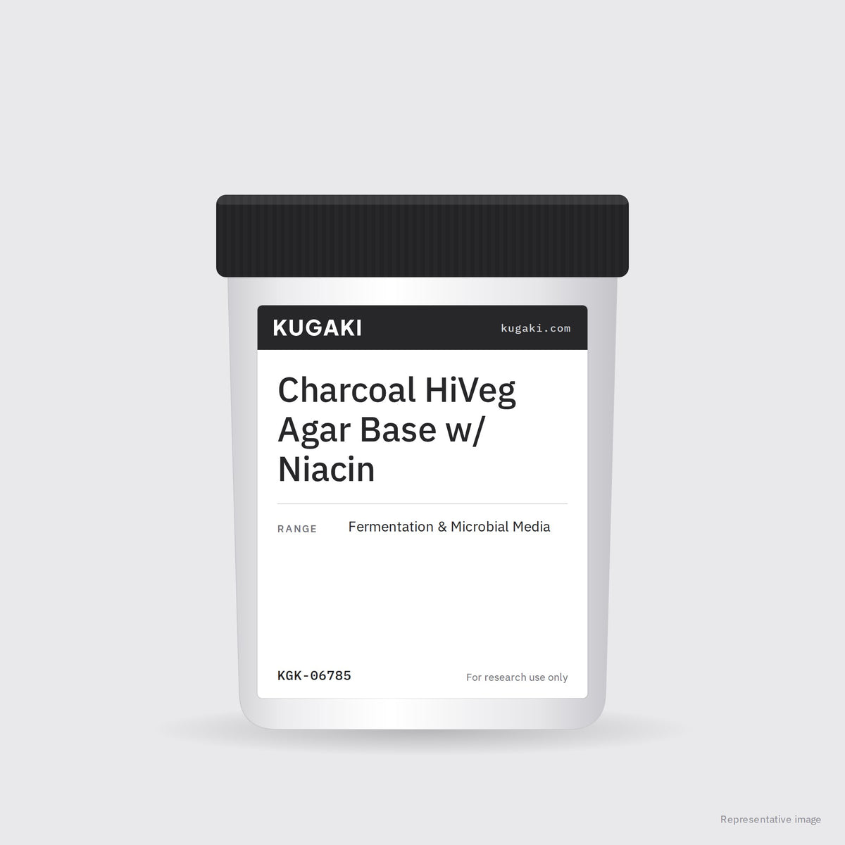 Charcoal HiVeg Agar Base w/ Niacin – KUGAKI representative pack image