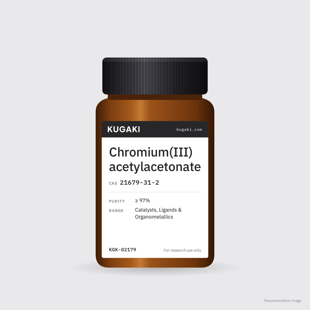 Chromium(III) acetylacetonate (CAS 21679-31-2) – KUGAKI representative pack image