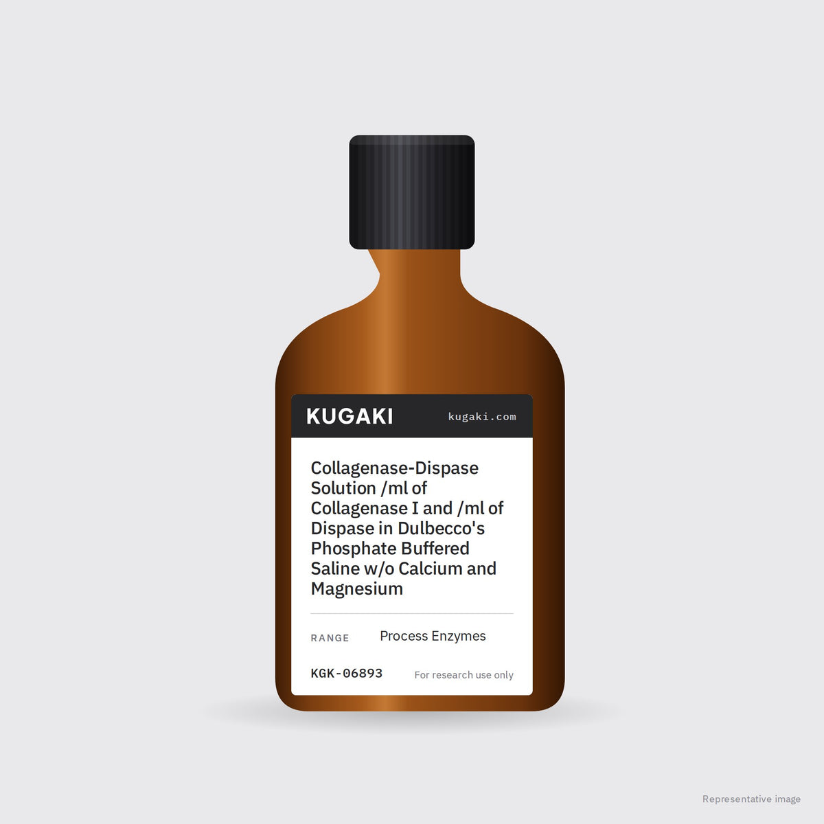 Collagenase-Dispase Solution /ml of Collagenase I and /ml of Dispase in Dulbecco's Phosphate Buffered Saline w/o Calcium and Magnesium – KUGAKI representative pack image