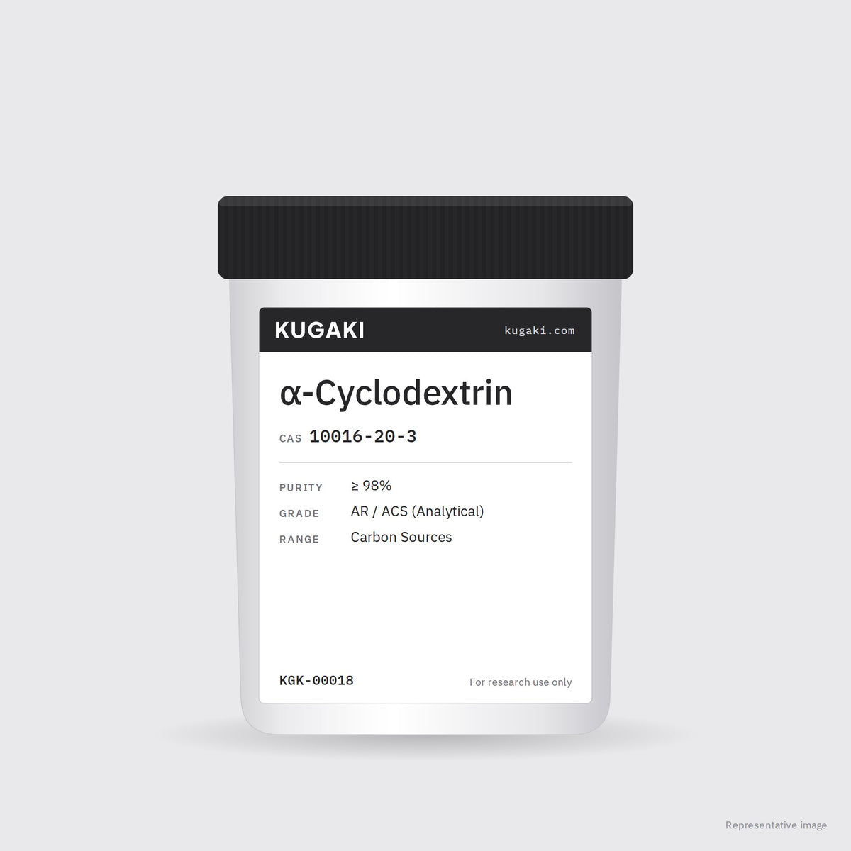α-Cyclodextrin (CAS 10016-20-3) – KUGAKI representative pack image