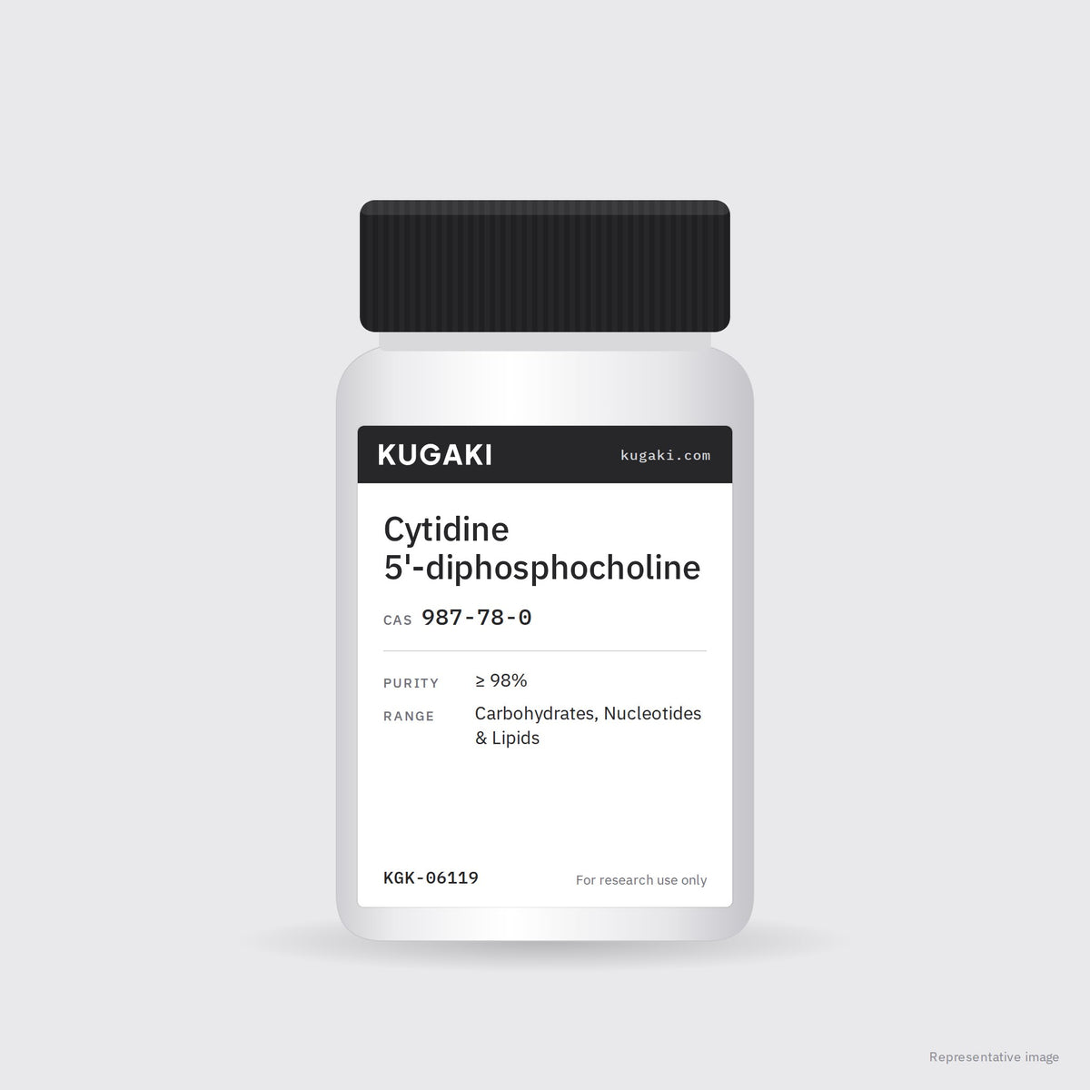 Cytidine 5'-diphosphocholine (CAS 987-78-0) – KUGAKI representative pack image