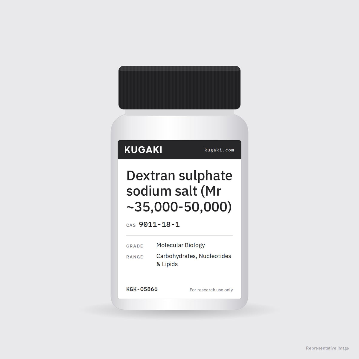 Dextran sulphate sodium salt (Mr ~35,000-50,000) (CAS 9011-18-1) – KUGAKI representative pack image