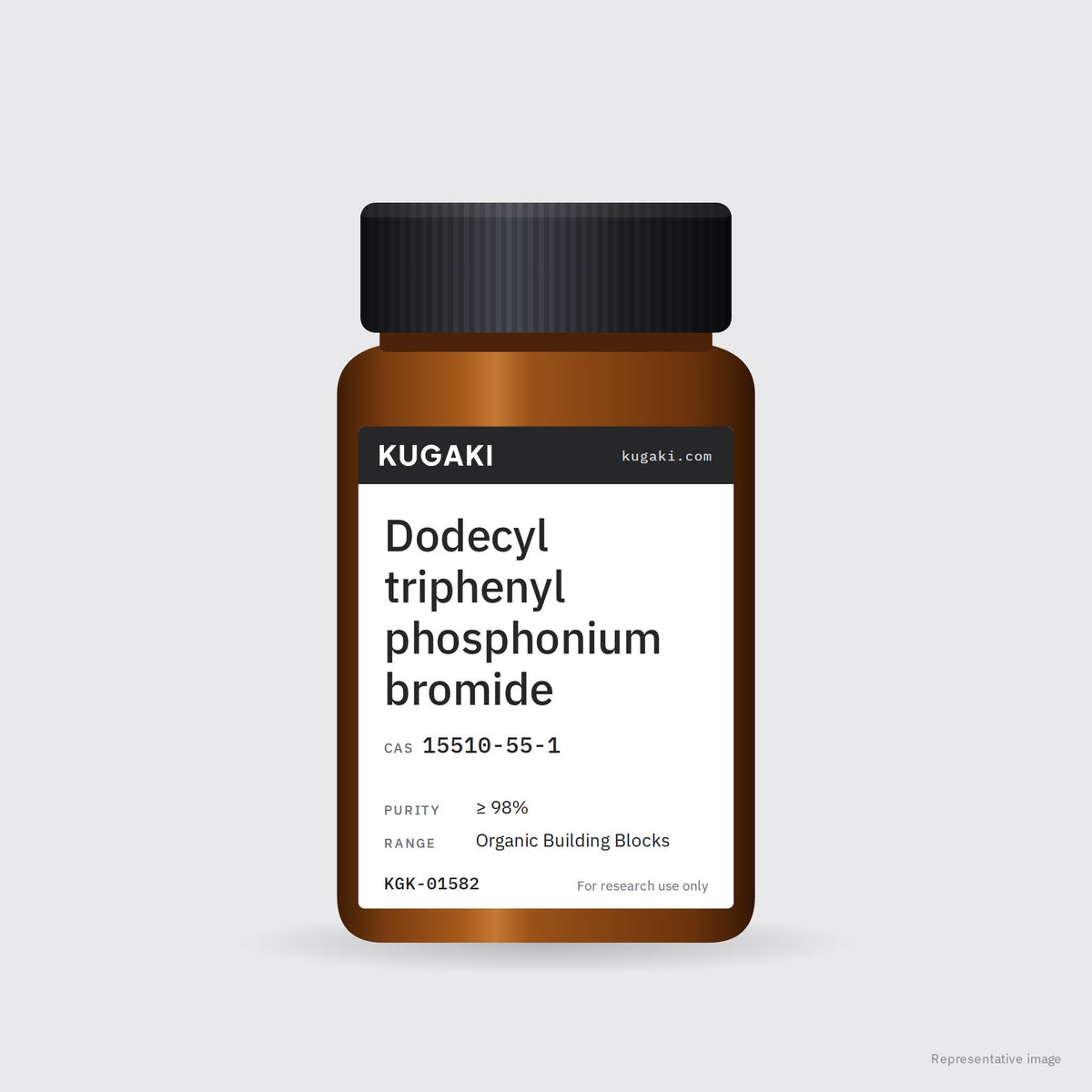 Dodecyl triphenyl phosphonium bromide (CAS 15510-55-1) – KUGAKI representative pack image