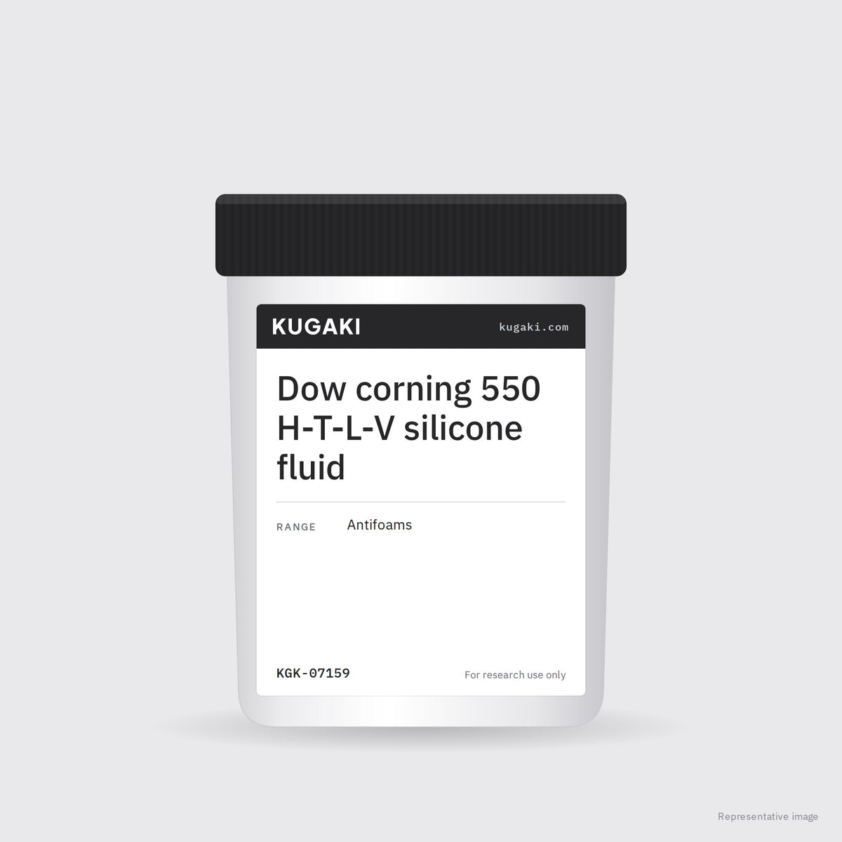 Dow corning 550 H-T-L-V silicone fluid – KUGAKI representative pack image