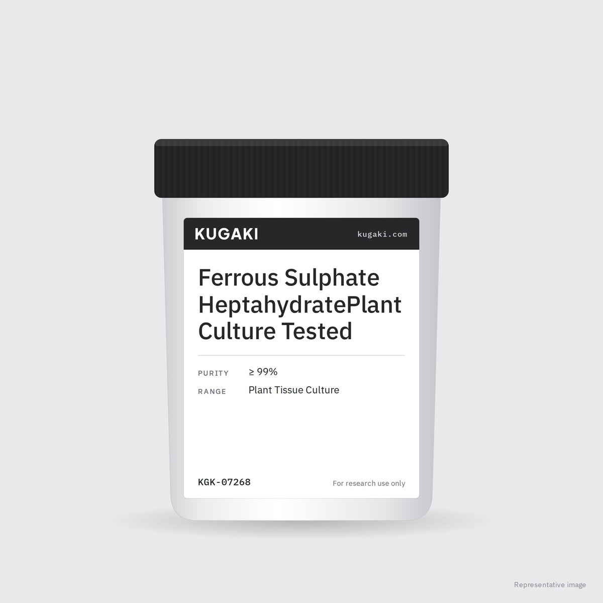 Ferrous Sulphate HeptahydratePlant Culture Tested – KUGAKI representative pack image