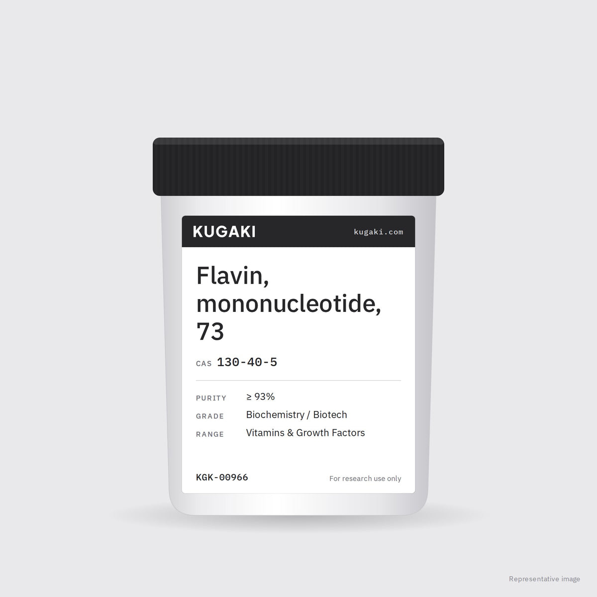 Flavin, mononucleotide, 73 (CAS 130-40-5) – KUGAKI representative pack image