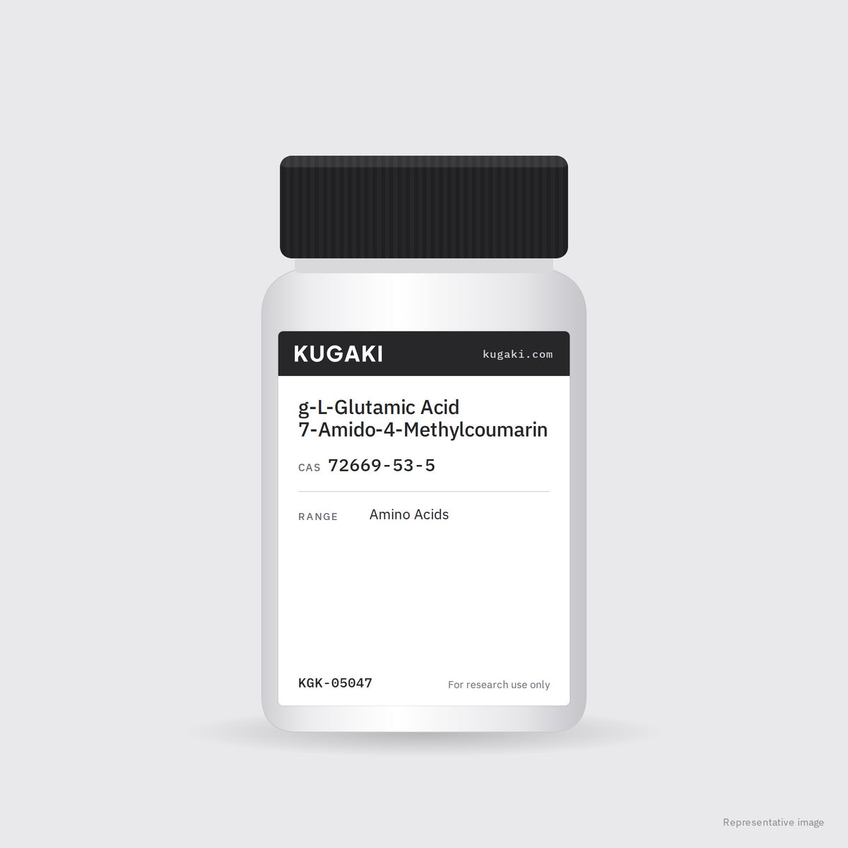 g-L-Glutamic Acid 7-Amido-4-Methylcoumarin (CAS 72669-53-5) – KUGAKI representative pack image