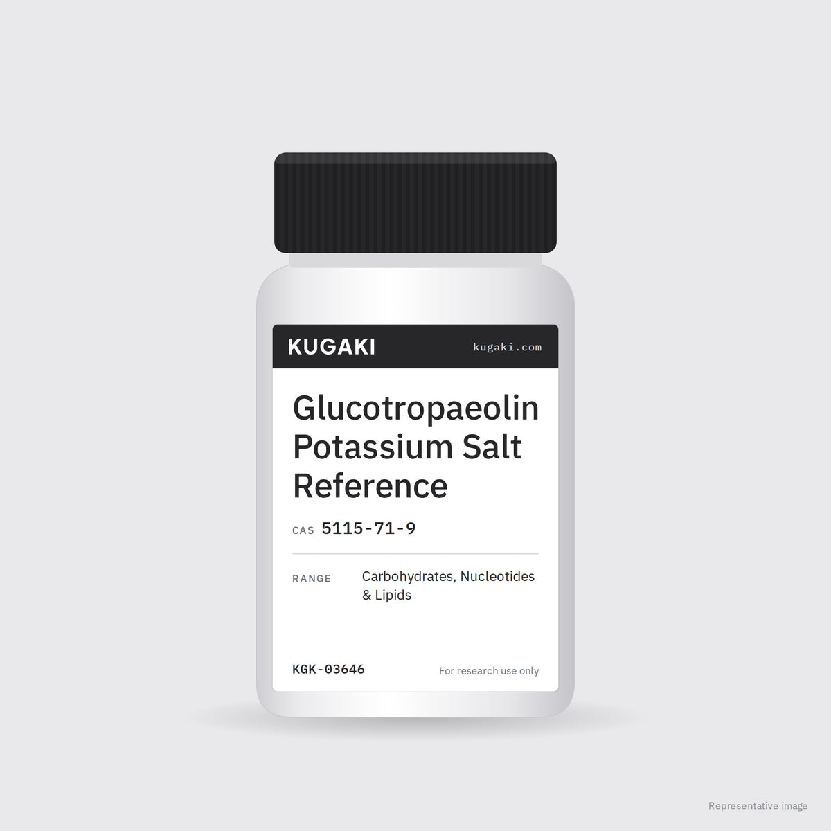 Glucotropaeolin Potassium Salt Reference (CAS 5115-71-9) – KUGAKI representative pack image