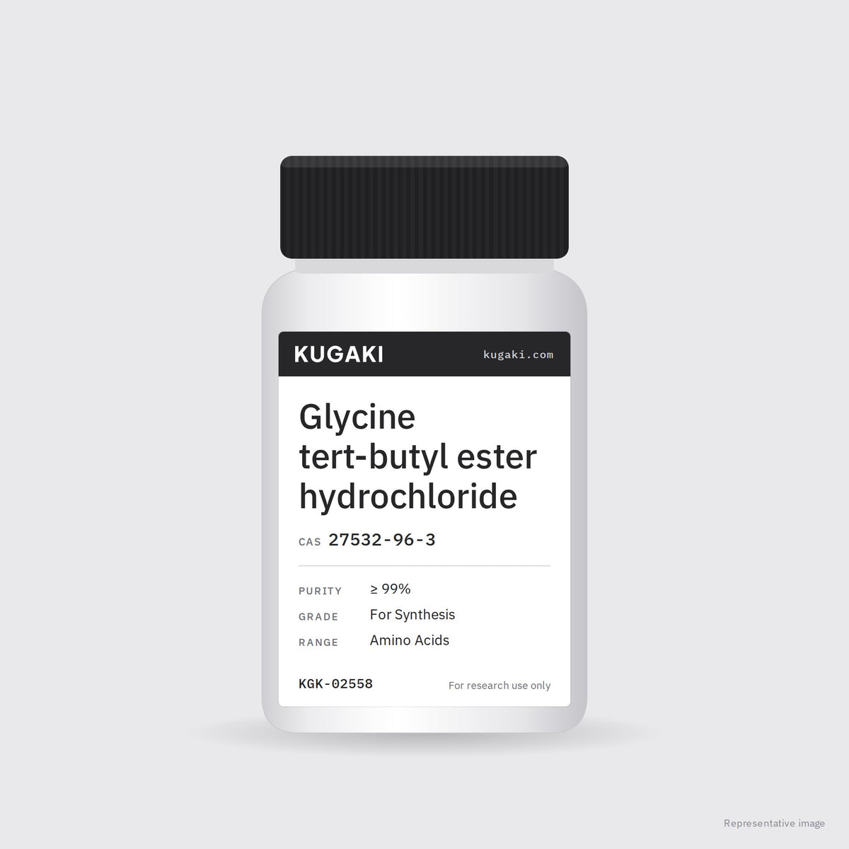 Glycine tert-butyl ester hydrochloride (CAS 27532-96-3) – KUGAKI representative pack image