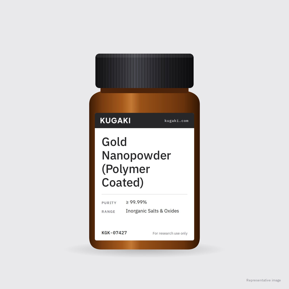 Gold Nanopowder (Polymer Coated) – KUGAKI representative pack image