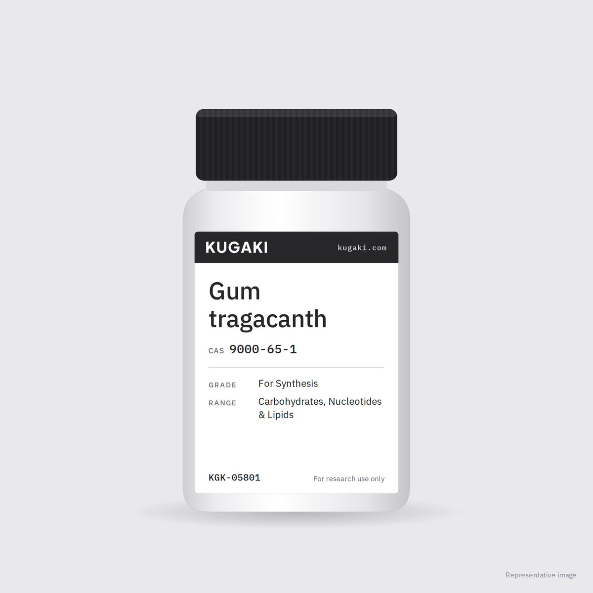 Gum tragacanth (CAS 9000-65-1) – KUGAKI representative pack image