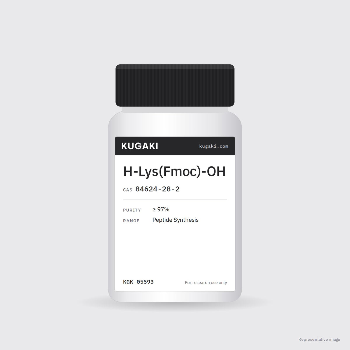 H-Lys(Fmoc)-OH (CAS 84624-28-2) – KUGAKI representative pack image