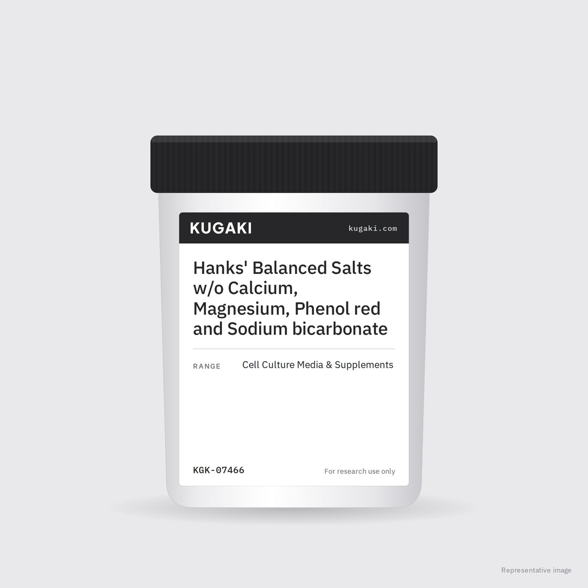 Hanks' Balanced Salts w/o Calcium, Magnesium, Phenol red and Sodium bicarbonate – KUGAKI representative pack image