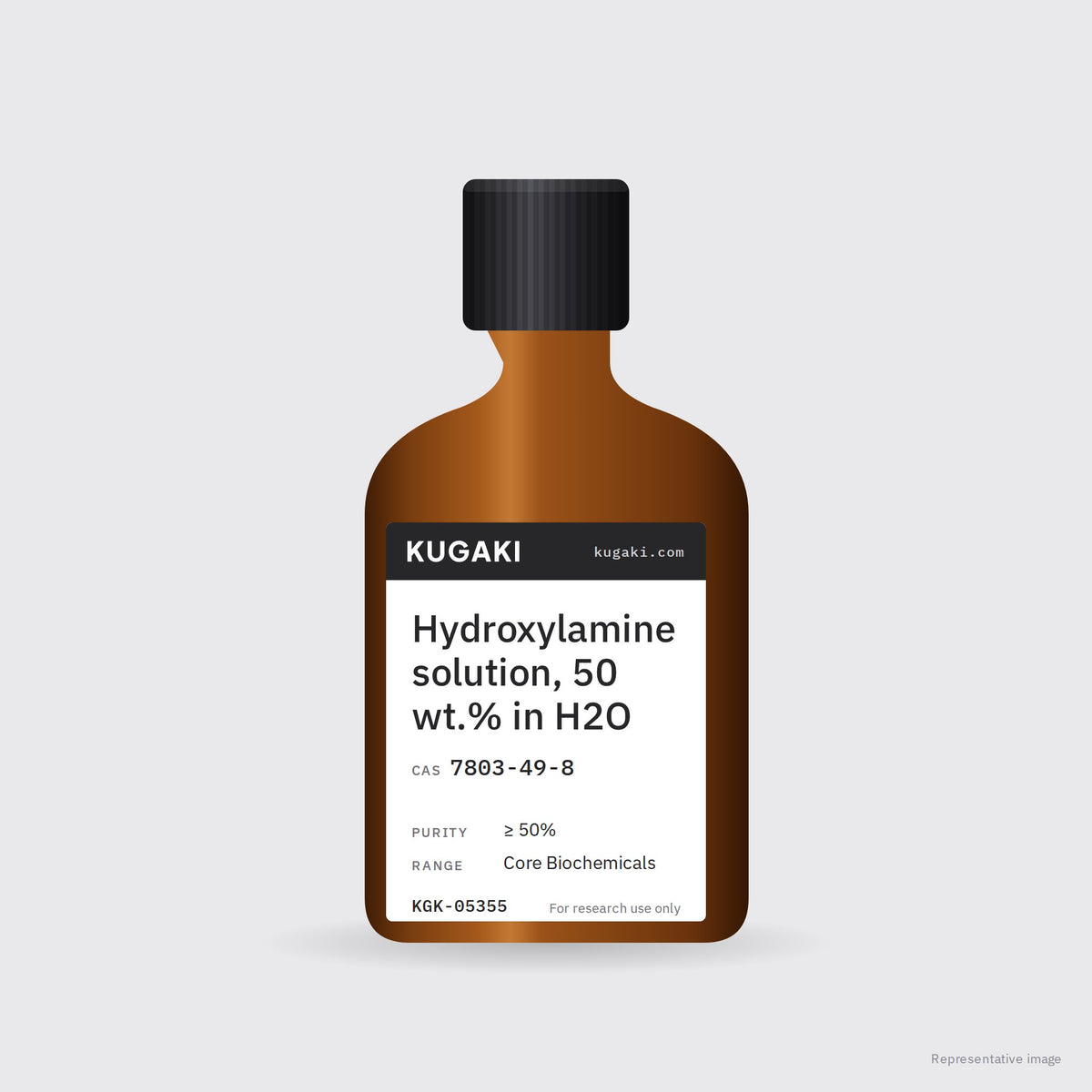 Hydroxylamine solution, 50 wt.% in H2O (CAS 7803-49-8) – KUGAKI representative pack image