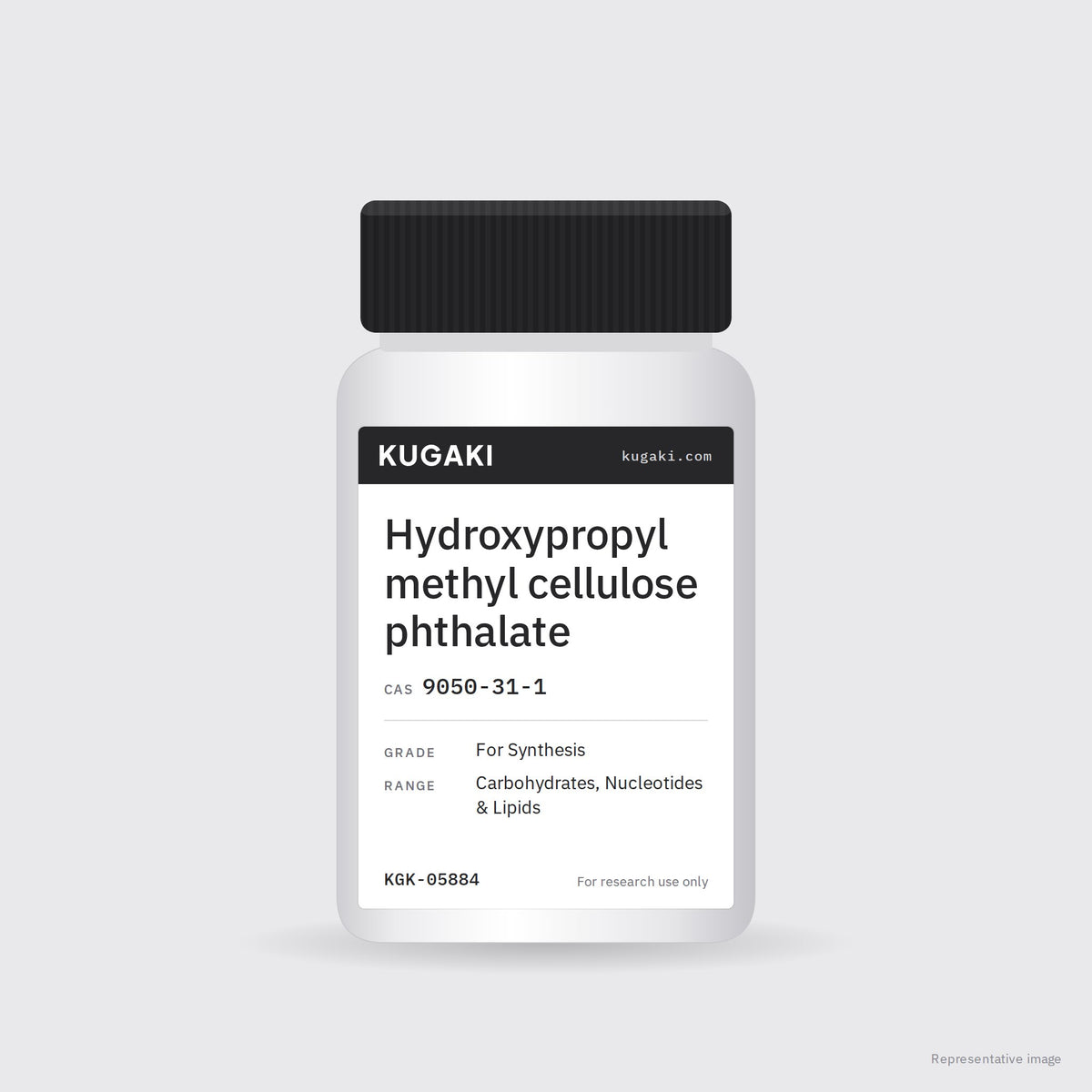 Hydroxypropyl methyl cellulose phthalate (CAS 9050-31-1) – KUGAKI representative pack image