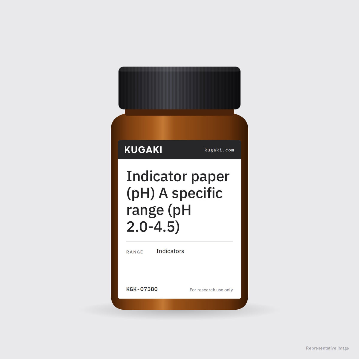 Indicator paper (pH) A specific range (pH 2.0-4.5) – KUGAKI representative pack image
