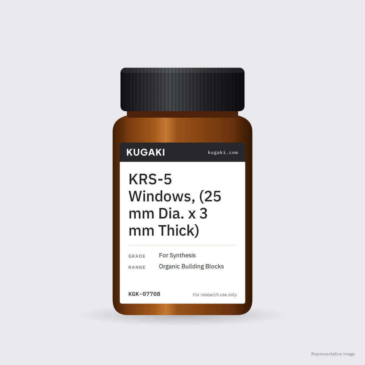 KRS-5 Windows, (25 mm Dia. x 3 mm Thick) – KUGAKI representative pack image