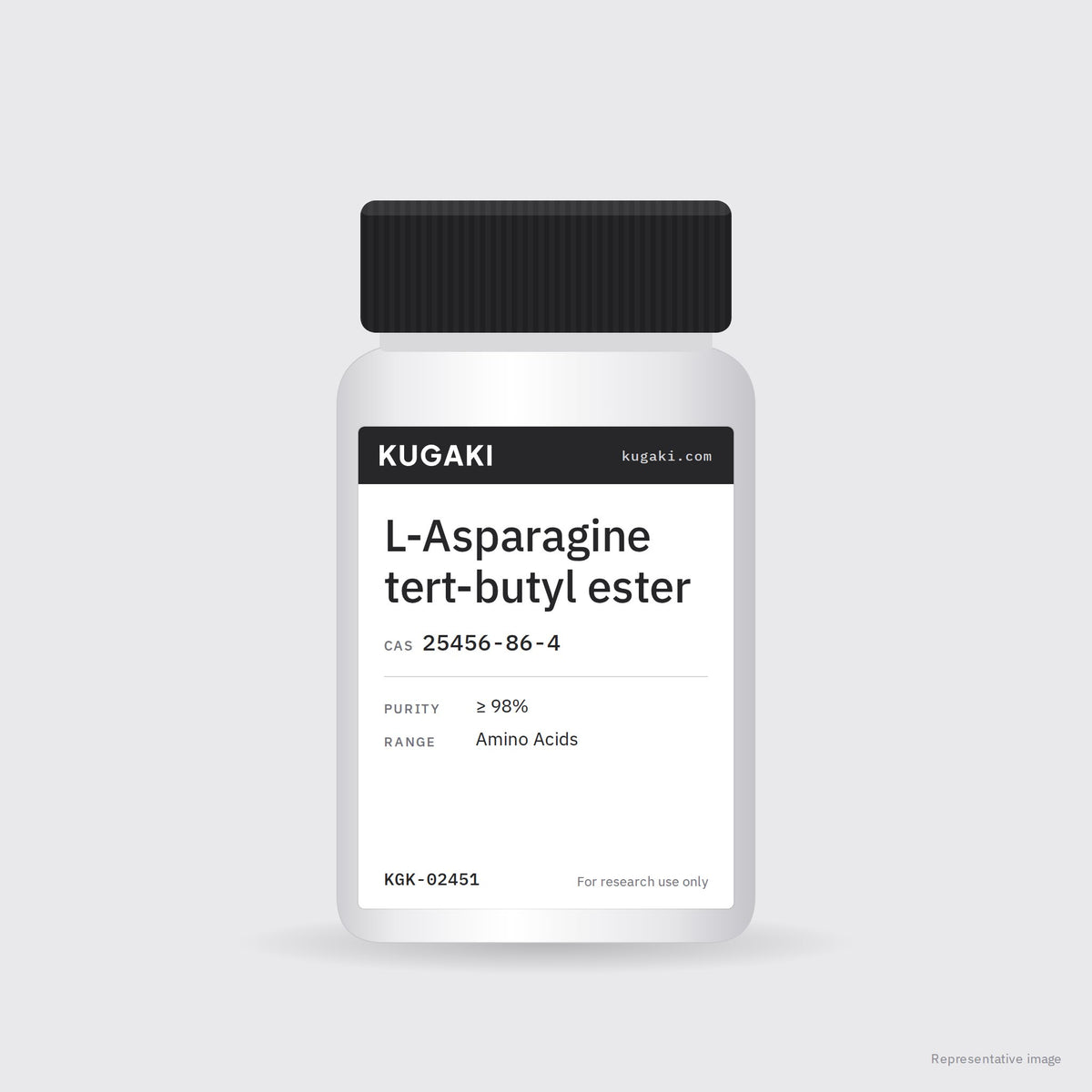 L-Asparagine tert-butyl ester (CAS 25456-86-4) – KUGAKI representative pack image