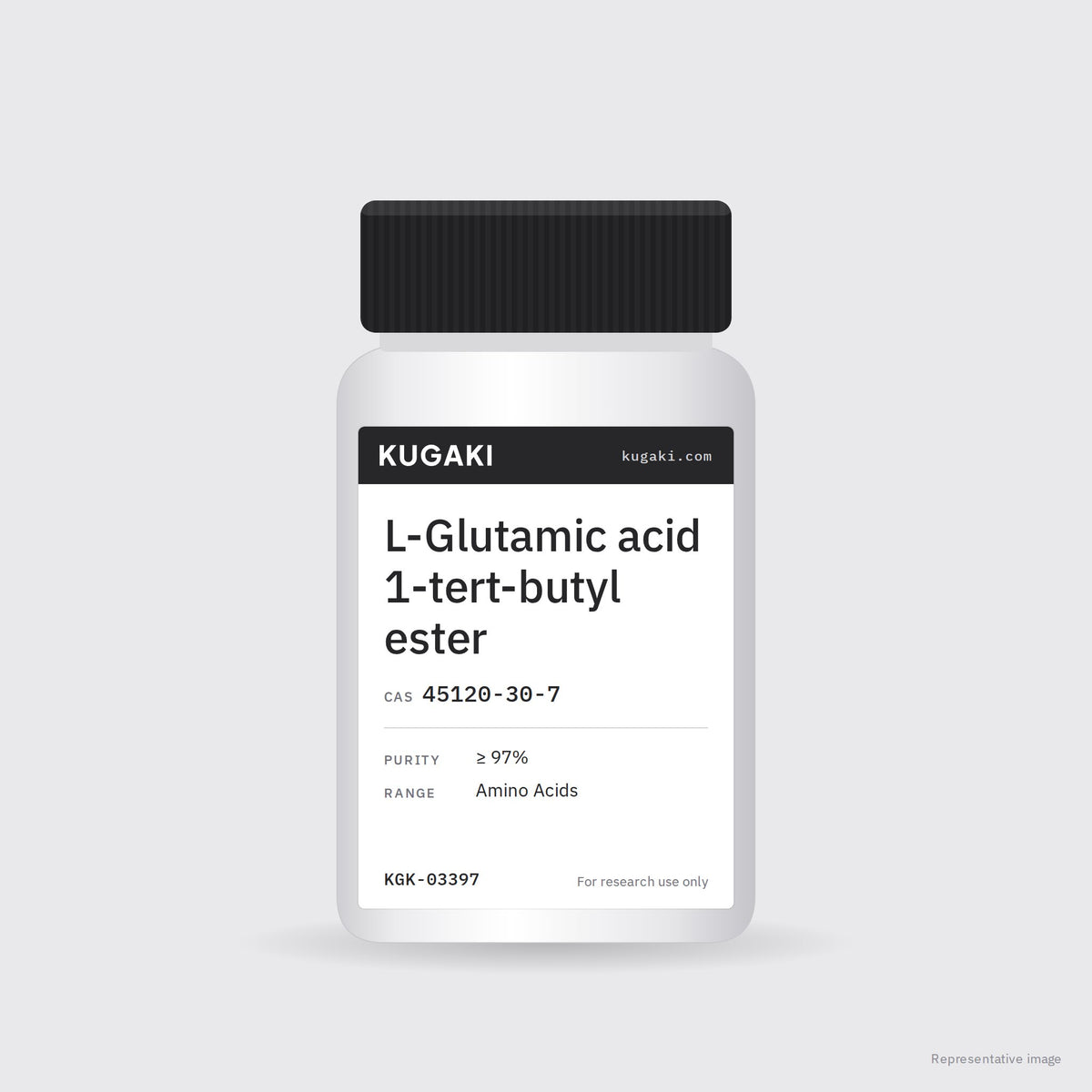 L-Glutamic acid 1-tert-butyl ester (CAS 45120-30-7) – KUGAKI representative pack image