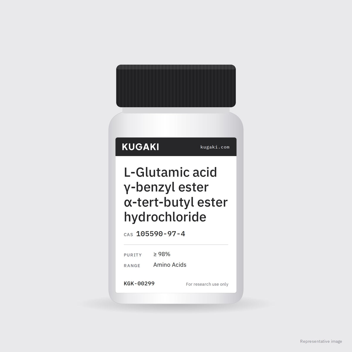 L-Glutamic acid γ-benzyl ester α-tert-butyl ester hydrochloride (CAS 105590-97-4) – KUGAKI representative pack image