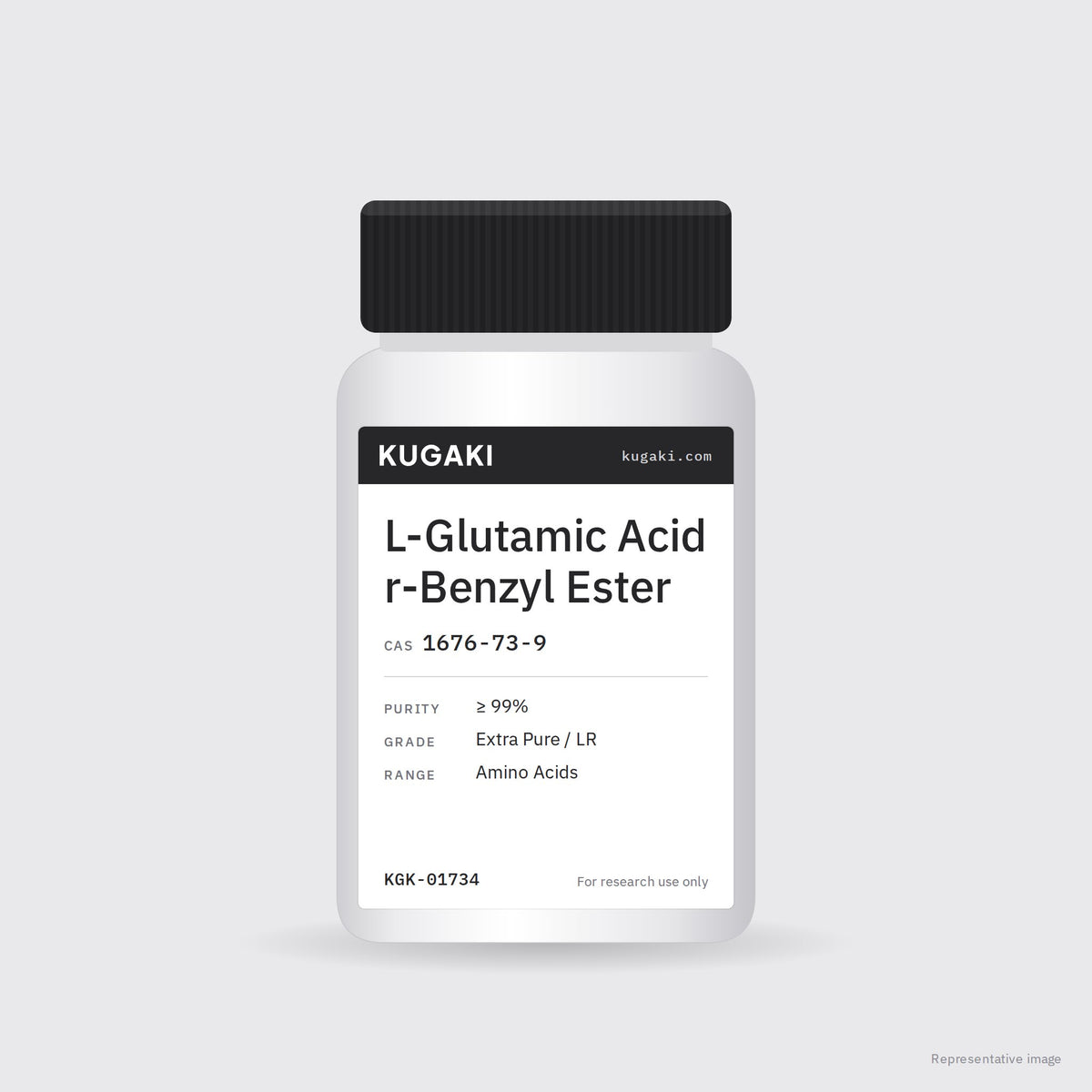 L-Glutamic Acid r-Benzyl Ester (CAS 1676-73-9) – KUGAKI representative pack image